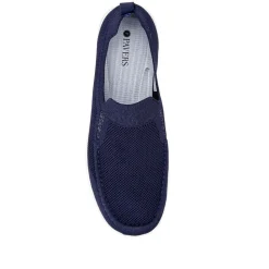 Stretchy Slip-On Shoes - Navy