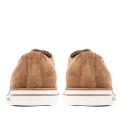 Suede Brogue Shoes - Brown Suede