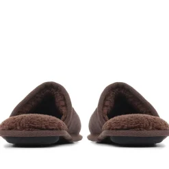 Suede Slippers - Brown