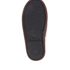 Suede Slippers - Brown