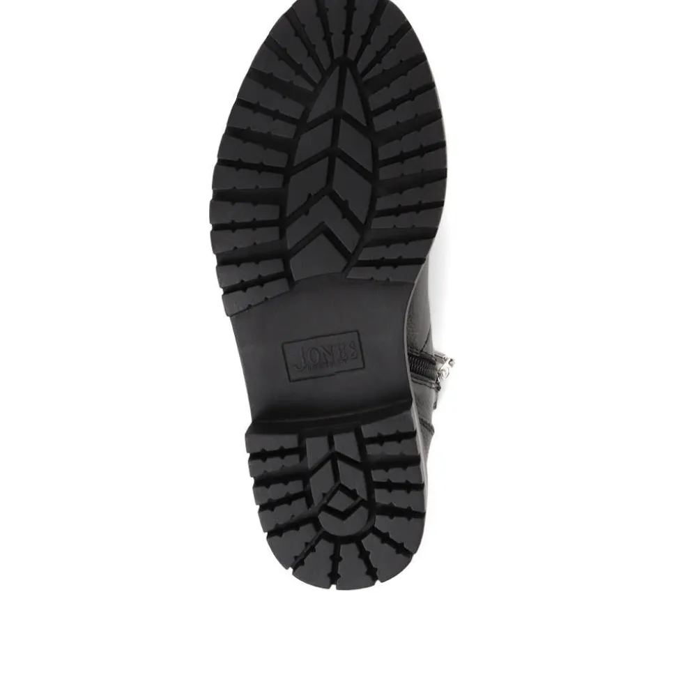 Susanna Leather Hiker Boots - Black