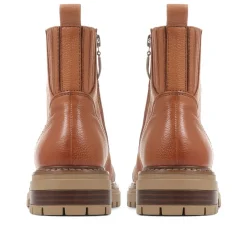 Susanna Leather Hiker Boots - Tan
