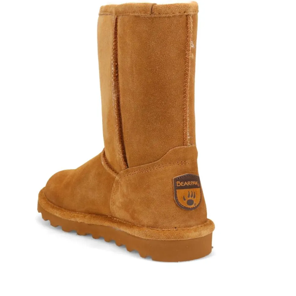Tall Faux-Fur-Lined Ankle Boots - Chestnut