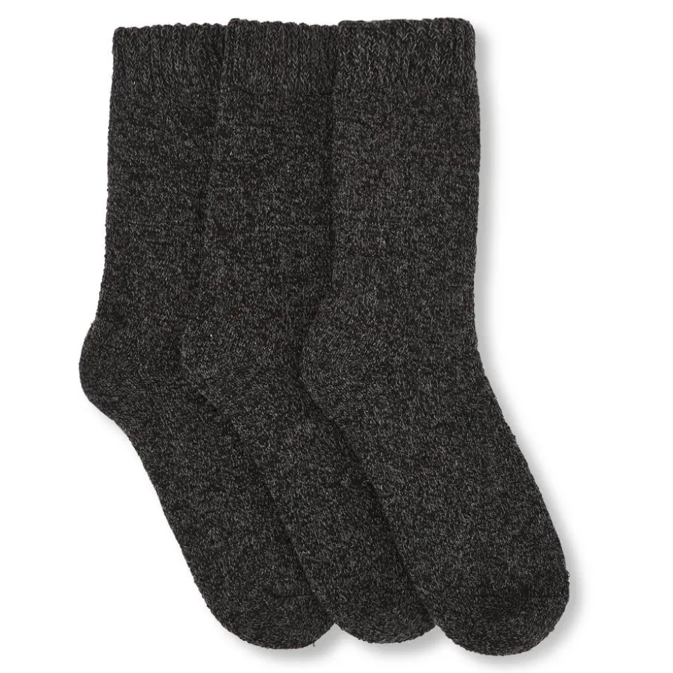 Three Pack Mens Socks - Black