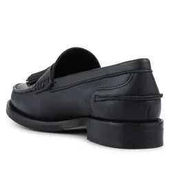 Tiffany Smart Leather Moccasins - Black