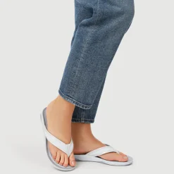 Toe-Post Sandals - White-White