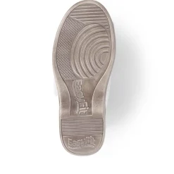 Touch-Fasten Adjustable Mule Sandals - White-Silver