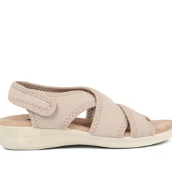 Touch-Fasten Casual Sandals - Beige