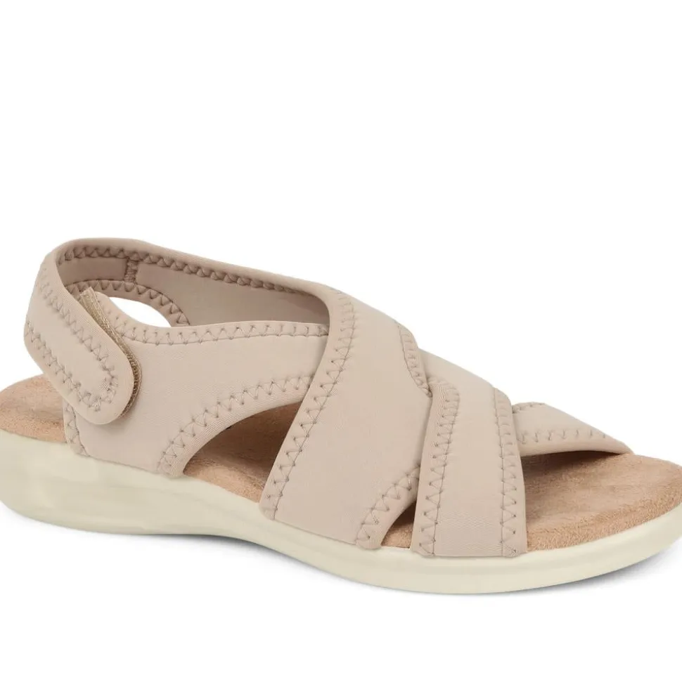 Touch-Fasten Casual Sandals - Beige