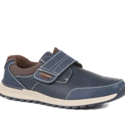 Touch Fastening Casual Shoe - Navy