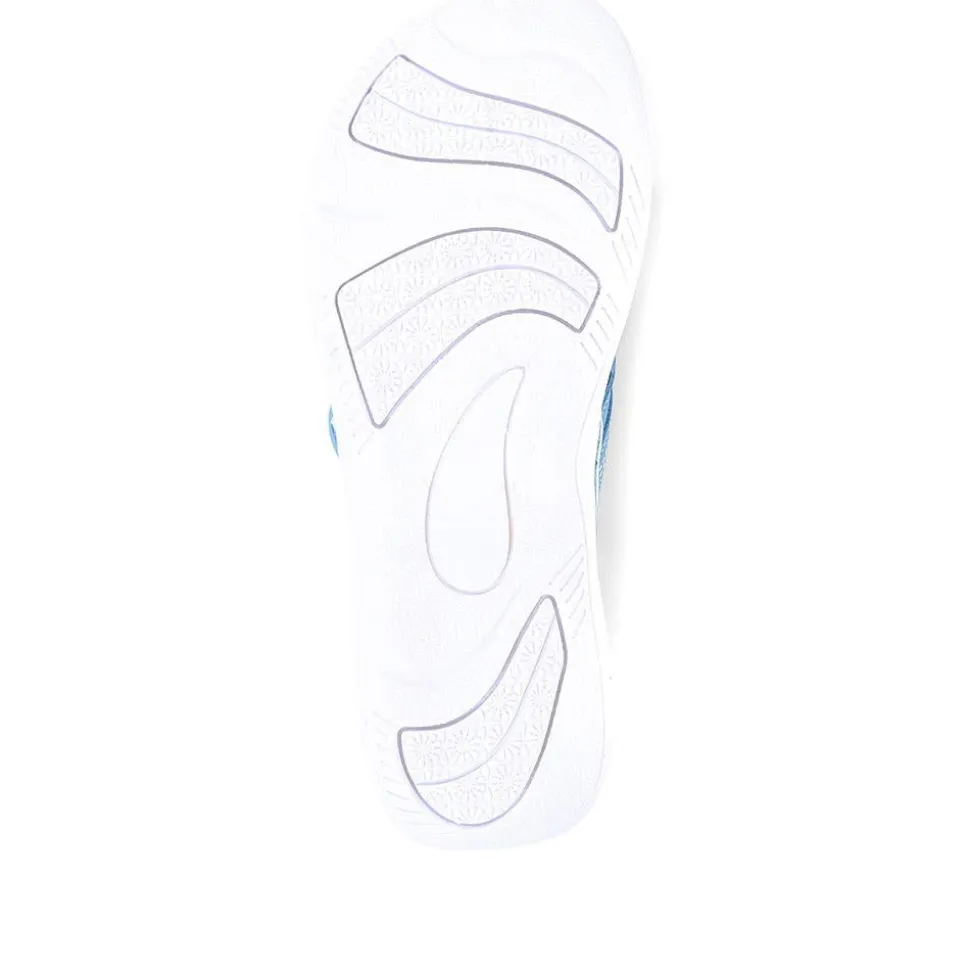Touch-Fastening Toe Post Sandals - Denim