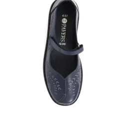 Touch-Fasten Mary Janes - Navy