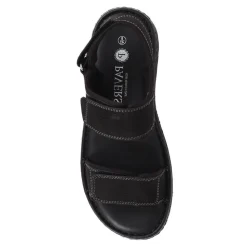Touch-Fasten Sandals - Black