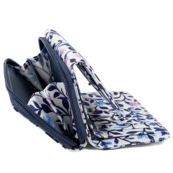 Tri-Fold Purse - White Floral