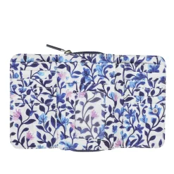 Tri-Fold Purse - White Floral