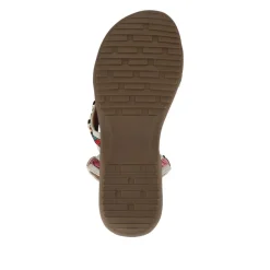 Triple-Strapped Mules - White