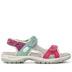Triple Touch-Fasten Sandals - Multi