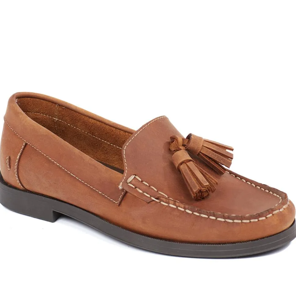 Trish Leather Casual Moccasins - Tan