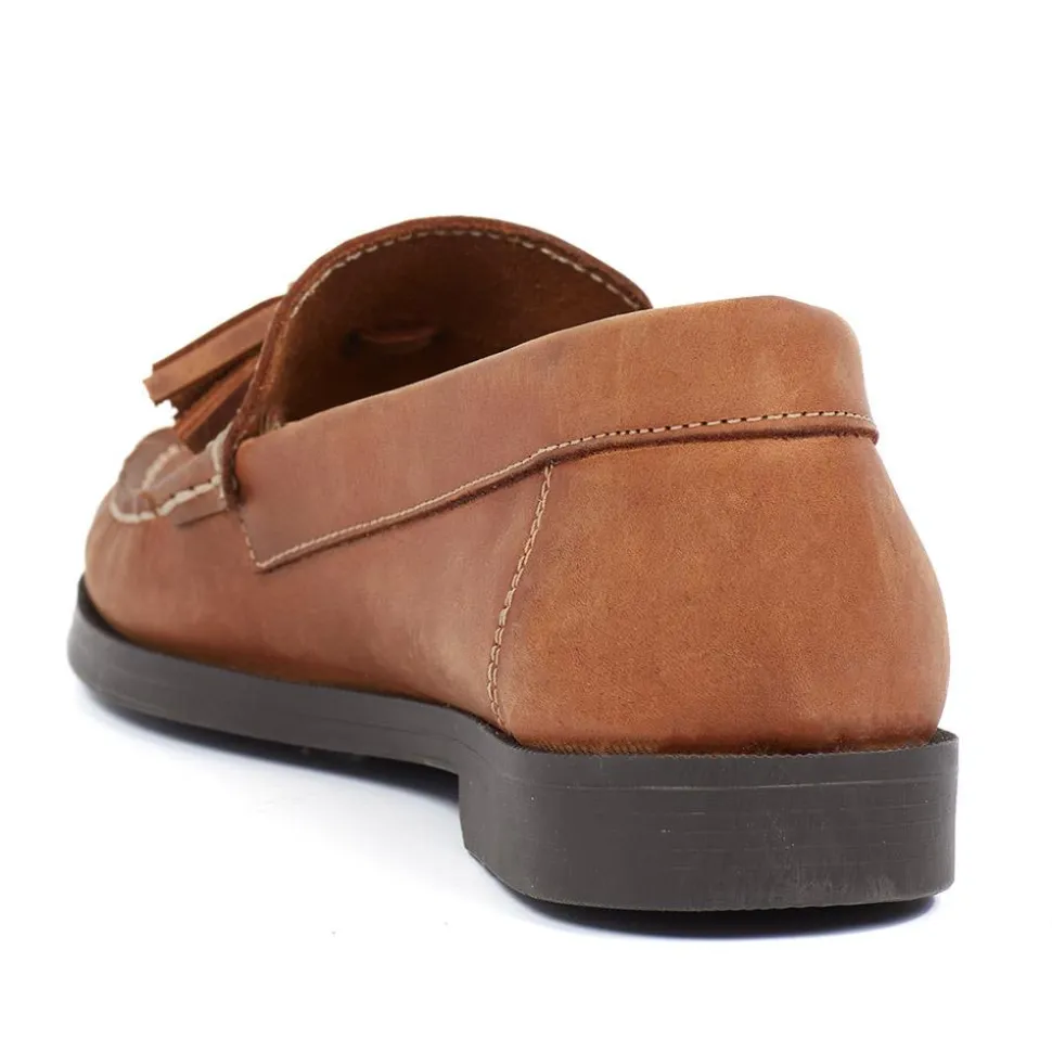 Trish Leather Casual Moccasins - Tan