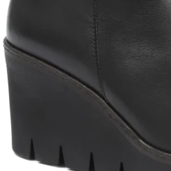 Utopia Gabor Wedge Heel Ankle Boots - Black