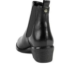 Van Dal Barlow II Extra Wide Leather Ankle Boots - Black Leather