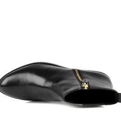 Van Dal Barlow II Extra Wide Leather Ankle Boots - Black Leather