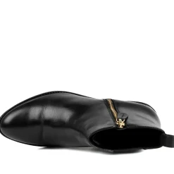 Van Dal Barlow II Wide Fit Leather Ankle Boots - Black Leather