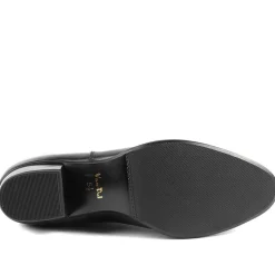 Van Dal Dove Leather Ankle Boots - Black Leather