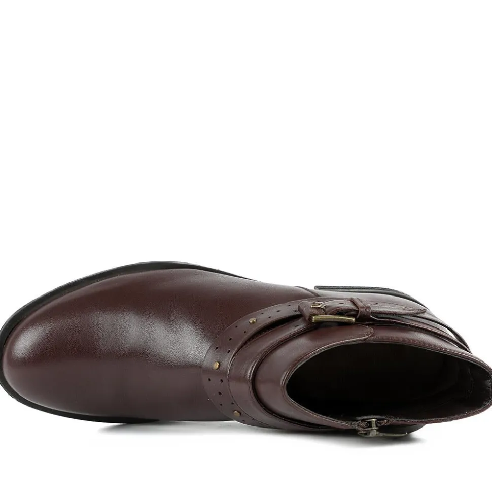 Van Dal Fiesta II Extra Wide Fit Ankle Boots - Brown Leather
