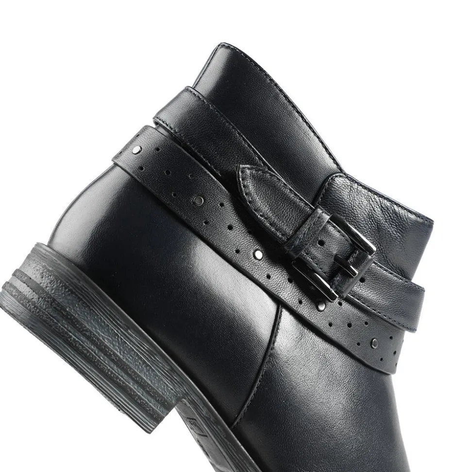 Van Dal Fiesta II Extra Wide Fit Ankle Boots - Navy Leather