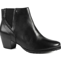 Van Dal Swanton Leather Ankle Boots - Black Leather