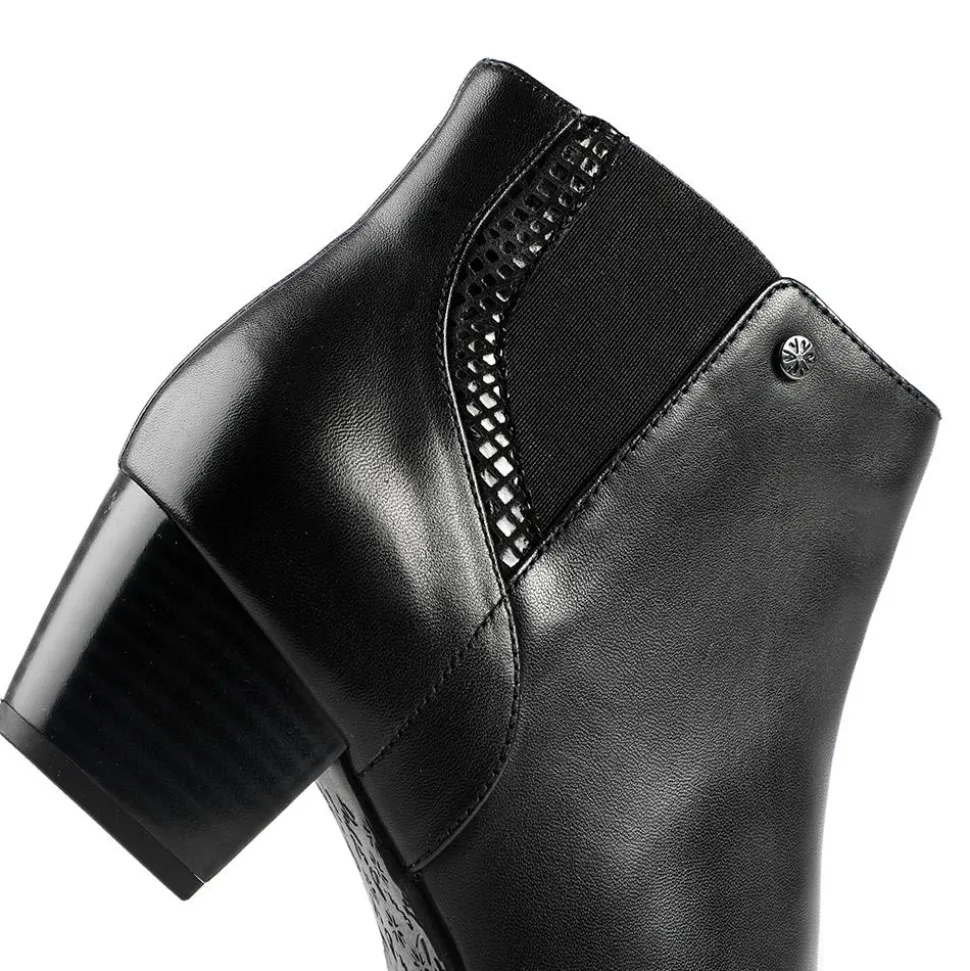 Van Dal Swanton Leather Ankle Boots - Black Leather