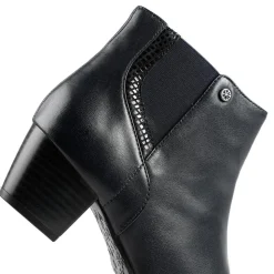 Van Dal Swanton Leather Ankle Boots - Navy Leather