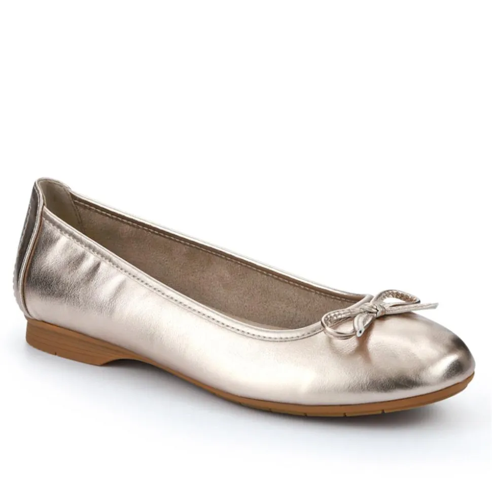 Vegan Bow-Detailed Pumps - Champagne