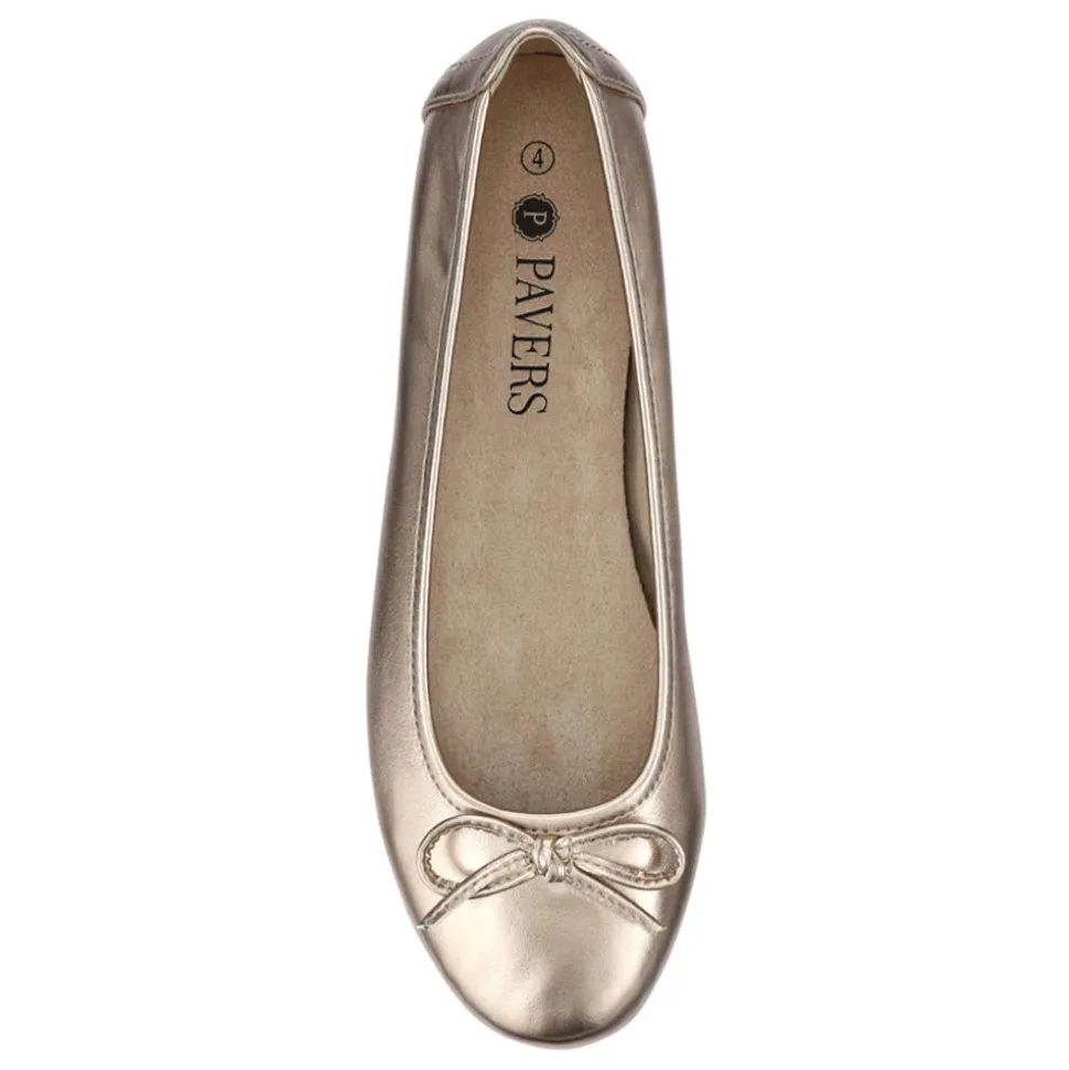 Vegan Bow-Detailed Pumps - Champagne