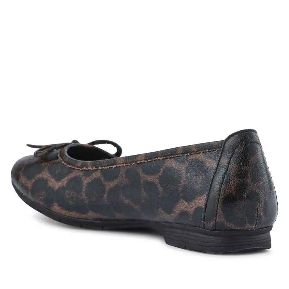 Vegan Bow-Detailed Pumps - DARK LEOPARD