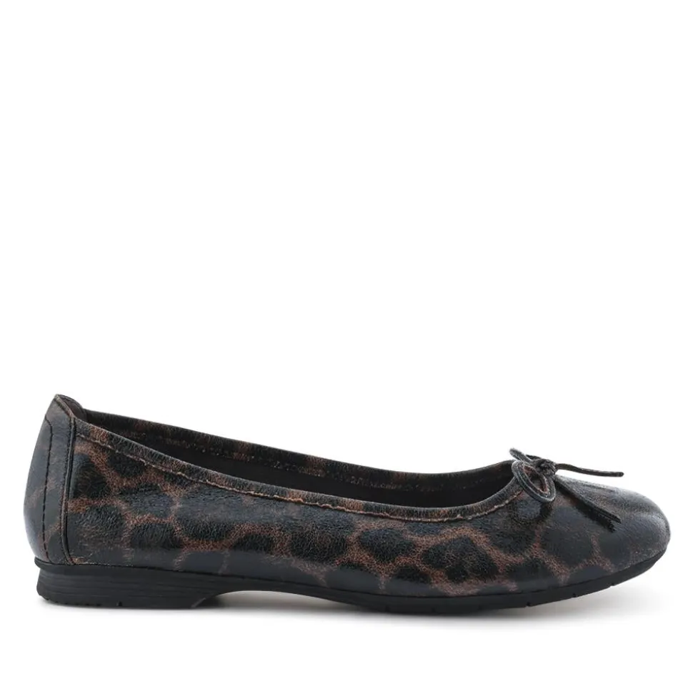 Vegan Bow-Detailed Pumps - DARK LEOPARD
