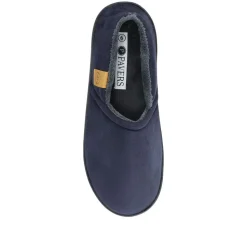 Warm Full Slippers - Navy