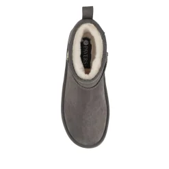 Warm Lightweight Slipper Boots - Grey