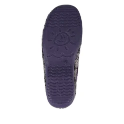 Warm-Lined Full Slippers - Purple