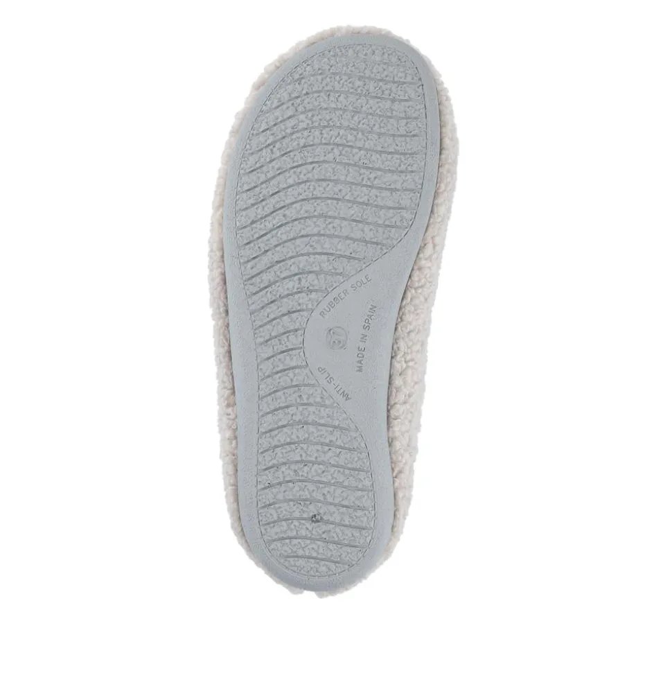 Warm-Lined Lightweight Slippers - Grey