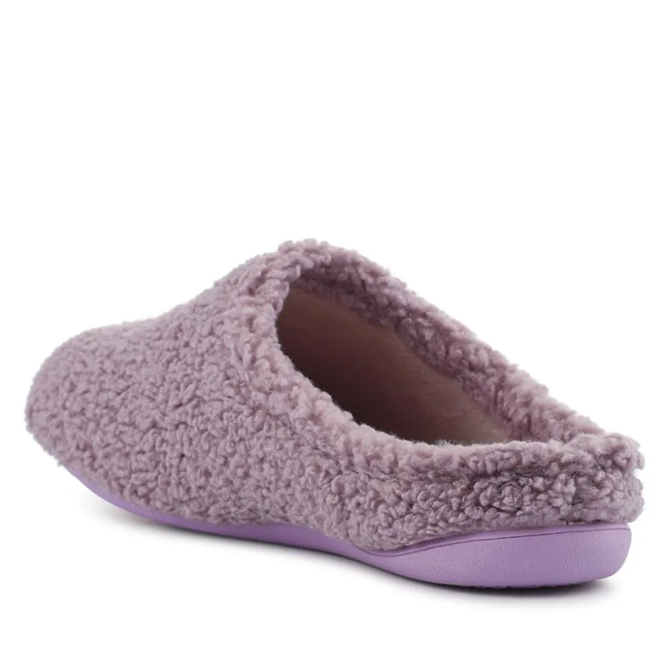Warm-Lined Lightweight Slippers - Lilac