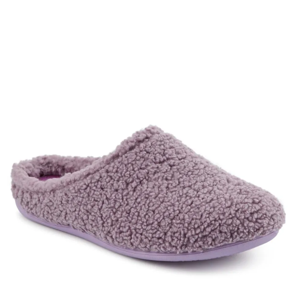 Warm-Lined Lightweight Slippers - Lilac