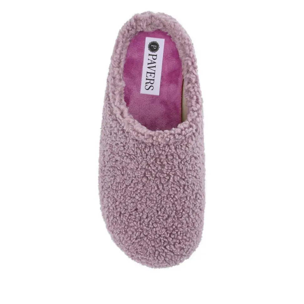 Warm-Lined Lightweight Slippers - Lilac