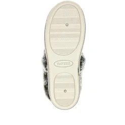 Warm-Lined Memory Foam Slippers - Grey