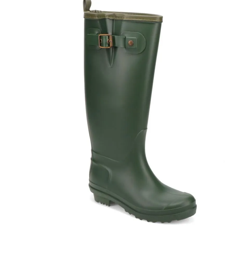 Warm-Lined Wellingtons - Green