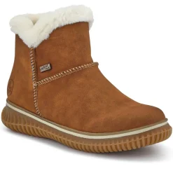 Warm Slip-On Boots - Tan