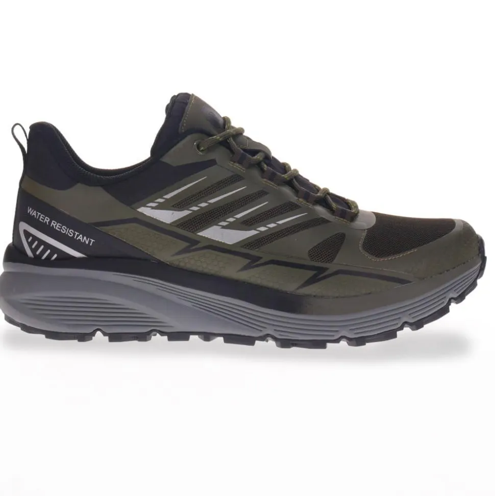 Water-Resistant Trainers - Olive