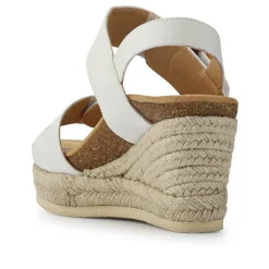 Wedge-Heeled Espadrilles - White