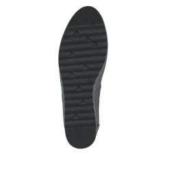 Wedge-Heeled Smart Mary Janes - Black